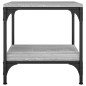 vidaXL Beistelltisch Grau Sonoma 40x40x40 cm Holzwerkstoff vidaXL Beistelltisch Grau Sonoma 40x40x40 cm Holzwerkstoff