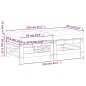 vidaXL Gartenhocker mit Kissen 2 Stk. Grau Massivholz Kiefer vidaXL Gartenhocker mit Kissen 2 Stk. Grau Massivholz Kiefer