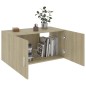 vidaXL Wandschrank Sonoma-Eiche 80x39x40 cm Holzwerkstoff vidaXL Wandschrank Sonoma-Eiche 80x39x40 cm Holzwerkstoff