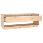 vidaXL TV-Schrank 110,5x34x40 cm Massivholz Kiefer vidaXL TV-Schrank 110,5x34x40 cm Massivholz Kiefer