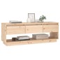 vidaXL TV-Schrank 110,5x34x40 cm Massivholz Kiefer vidaXL TV-Schrank 110,5x34x40 cm Massivholz Kiefer