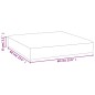 vidaXL Palettenkissen Rosa 60x60x8 cm Oxford-Gewebe vidaXL Palettenkissen Rosa 60x60x8 cm Oxford-Gewebe