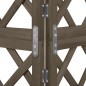 vidaXL Eckspalier Grau 50x50x145 cm Massivholz Tanne vidaXL Eckspalier Grau 50x50x145 cm Massivholz Tanne