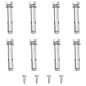 vidaXL Seitenmarkise Ausziehbar Braun 180x1000 cm vidaXL Seitenmarkise Ausziehbar Braun 180x1000 cm