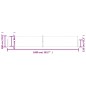 vidaXL Seitenmarkise Ausziehbar Braun 180x1000 cm vidaXL Seitenmarkise Ausziehbar Braun 180x1000 cm