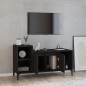 vidaXL TV-Schrank Schwarz 100x35x55 cm Holzwerkstoff vidaXL TV-Schrank Schwarz 100x35x55 cm Holzwerkstoff