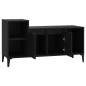 vidaXL TV-Schrank Schwarz 100x35x55 cm Holzwerkstoff vidaXL TV-Schrank Schwarz 100x35x55 cm Holzwerkstoff