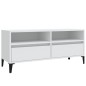 vidaXL TV-Schrank Weiß 100x34,5x44,5 cm Holzwerkstoff vidaXL TV-Schrank Weiß 100x34,5x44,5 cm Holzwerkstoff