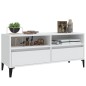 vidaXL TV-Schrank Weiß 100x34,5x44,5 cm Holzwerkstoff vidaXL TV-Schrank Weiß 100x34,5x44,5 cm Holzwerkstoff