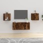 vidaXL TV-Wandschränke 2 Stk. Räuchereiche 40x34,5x40 cm vidaXL TV-Wandschränke 2 Stk. Räuchereiche 40x34,5x40 cm