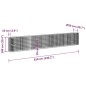 vidaXL Gabionen-Hochbeet Verzinktes Eisen 610x50x100 cm vidaXL Gabionen-Hochbeet Verzinktes Eisen 610x50x100 cm