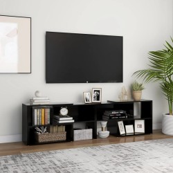 vidaXL TV-Schrank Schwarz 149x30x52 cm Holzwerkstoff