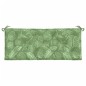 Gartenbank-Auflage Blattmuster 120x50x7 cm Stoff Gartenbank-Auflage Blattmuster 120x50x7 cm Stoff