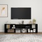 vidaXL TV-Schrank Schwarz 149x30x52 cm Holzwerkstoff vidaXL TV-Schrank Schwarz 149x30x52 cm Holzwerkstoff
