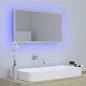 vidaXL LED-Badspiegel Sonoma-Eiche 80x8,5x37 cm Acryl vidaXL LED-Badspiegel Sonoma-Eiche 80x8,5x37 cm Acryl