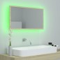 vidaXL LED-Badspiegel Sonoma-Eiche 80x8,5x37 cm Acryl vidaXL LED-Badspiegel Sonoma-Eiche 80x8,5x37 cm Acryl