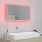 vidaXL LED-Badspiegel Sonoma-Eiche 80x8,5x37 cm Acryl vidaXL LED-Badspiegel Sonoma-Eiche 80x8,5x37 cm Acryl