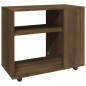 vidaXL Beistelltisch Braun Eiche 70x35x55 cm Holzwerkstoff vidaXL Beistelltisch Braun Eiche 70x35x55 cm Holzwerkstoff