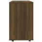 vidaXL Beistelltisch Braun Eiche 70x35x55 cm Holzwerkstoff vidaXL Beistelltisch Braun Eiche 70x35x55 cm Holzwerkstoff