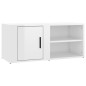 vidaXL TV-Schrank Hochglanz-Weiß 80x31,5x36 cm Holzwerkstoff vidaXL TV-Schrank Hochglanz-Weiß 80x31,5x36 cm Holzwerkstoff