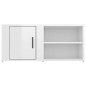 vidaXL TV-Schrank Hochglanz-Weiß 80x31,5x36 cm Holzwerkstoff vidaXL TV-Schrank Hochglanz-Weiß 80x31,5x36 cm Holzwerkstoff
