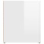 vidaXL TV-Schrank Hochglanz-Weiß 80x31,5x36 cm Holzwerkstoff vidaXL TV-Schrank Hochglanz-Weiß 80x31,5x36 cm Holzwerkstoff