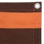 vidaXL Balkon-Sichtschutz Orange und Braun 120x300 cm Oxford-Gewebe vidaXL Balkon-Sichtschutz Orange und Braun 120x300 cm Oxford-Gewebe