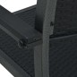 vidaXL Gartenstühle 4 Stk. Schwarz Kunststoff Rattan-Optik vidaXL Gartenstühle 4 Stk. Schwarz Kunststoff Rattan-Optik
