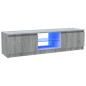 vidaXL TV-Schrank mit LED-Leuchten Grau Sonoma 120x30x35,5 cm vidaXL TV-Schrank mit LED-Leuchten Grau Sonoma 120x30x35,5 cm