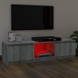 vidaXL TV-Schrank mit LED-Leuchten Grau Sonoma 120x30x35,5 cm vidaXL TV-Schrank mit LED-Leuchten Grau Sonoma 120x30x35,5 cm