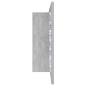 vidaXL LED-Bad-Spiegelschrank Betongrau 80x12x45 cm Acryl vidaXL LED-Bad-Spiegelschrank Betongrau 80x12x45 cm Acryl
