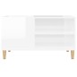 vidaXL Plattenschrank Hochglanz-Weiß 84,5x38x48 cm Holzwerkstoff vidaXL Plattenschrank Hochglanz-Weiß 84,5x38x48 cm Holzwerkstoff