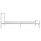 vidaXL Bettgestell Weiß Metall 140×200 cm vidaXL Bettgestell Weiß Metall 140×200 cm