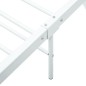 vidaXL Bettgestell Weiß Metall 140×200 cm vidaXL Bettgestell Weiß Metall 140×200 cm