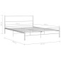 vidaXL Bettgestell Weiß Metall 140×200 cm vidaXL Bettgestell Weiß Metall 140×200 cm