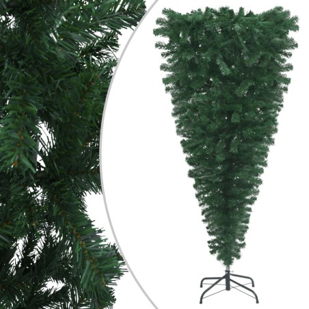 vidaXL Künstlicher Weihnachtsbaum mit Ständer Umgekehrt Grün 150 cm