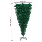 vidaXL Künstlicher Weihnachtsbaum mit Ständer Umgekehrt Grün 150 cm vidaXL Künstlicher Weihnachtsbaum mit Ständer Umgekehrt Grün 150 cm