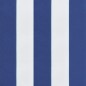 Hochlehner-Auflagen 6 Stk. Blau & Weiß Gestreift Oxford-Gewebe Hochlehner-Auflagen 6 Stk. Blau & Weiß Gestreift Oxford-Gewebe