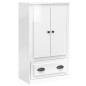 vidaXL Highboard Hochglanz-Weiß 60x35,5x103,5 cm Holzwerkstoff vidaXL Highboard Hochglanz-Weiß 60x35,5x103,5 cm Holzwerkstoff