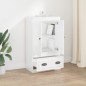 vidaXL Highboard Hochglanz-Weiß 60x35,5x103,5 cm Holzwerkstoff vidaXL Highboard Hochglanz-Weiß 60x35,5x103,5 cm Holzwerkstoff