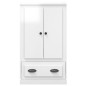 vidaXL Highboard Hochglanz-Weiß 60x35,5x103,5 cm Holzwerkstoff vidaXL Highboard Hochglanz-Weiß 60x35,5x103,5 cm Holzwerkstoff
