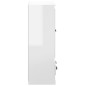 vidaXL Highboard Hochglanz-Weiß 60x35,5x103,5 cm Holzwerkstoff vidaXL Highboard Hochglanz-Weiß 60x35,5x103,5 cm Holzwerkstoff