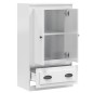 vidaXL Highboard Hochglanz-Weiß 60x35,5x103,5 cm Holzwerkstoff vidaXL Highboard Hochglanz-Weiß 60x35,5x103,5 cm Holzwerkstoff