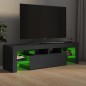 vidaXL TV-Schrank mit LED-Beleuchtung Hochglanz-Grau 140x36,5x40 cm vidaXL TV-Schrank mit LED-Beleuchtung Hochglanz-Grau 140x36,5x40 cm