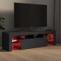vidaXL TV-Schrank mit LED-Beleuchtung Hochglanz-Grau 140x36,5x40 cm vidaXL TV-Schrank mit LED-Beleuchtung Hochglanz-Grau 140x36,5x40 cm