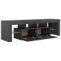 vidaXL TV-Schrank mit LED-Beleuchtung Hochglanz-Grau 140x36,5x40 cm vidaXL TV-Schrank mit LED-Beleuchtung Hochglanz-Grau 140x36,5x40 cm