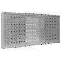 vidaXL Wand-Werkzeugschrank Industrie-Stil Metall Grau und Schwarz vidaXL Wand-Werkzeugschrank Industrie-Stil Metall Grau und Schwarz