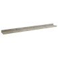 vidaXL Wandregale 2 Stk. Betongrau 80x9x3 cm vidaXL Wandregale 2 Stk. Betongrau 80x9x3 cm