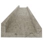 vidaXL Wandregale 2 Stk. Betongrau 80x9x3 cm vidaXL Wandregale 2 Stk. Betongrau 80x9x3 cm