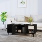 vidaXL Couchtisch Schwarz 102x50x40 cm Holzwerkstoff vidaXL Couchtisch Schwarz 102x50x40 cm Holzwerkstoff